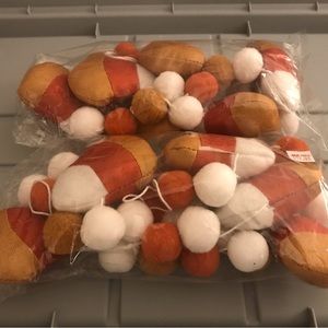 Candy Corn & Ball Banner X2